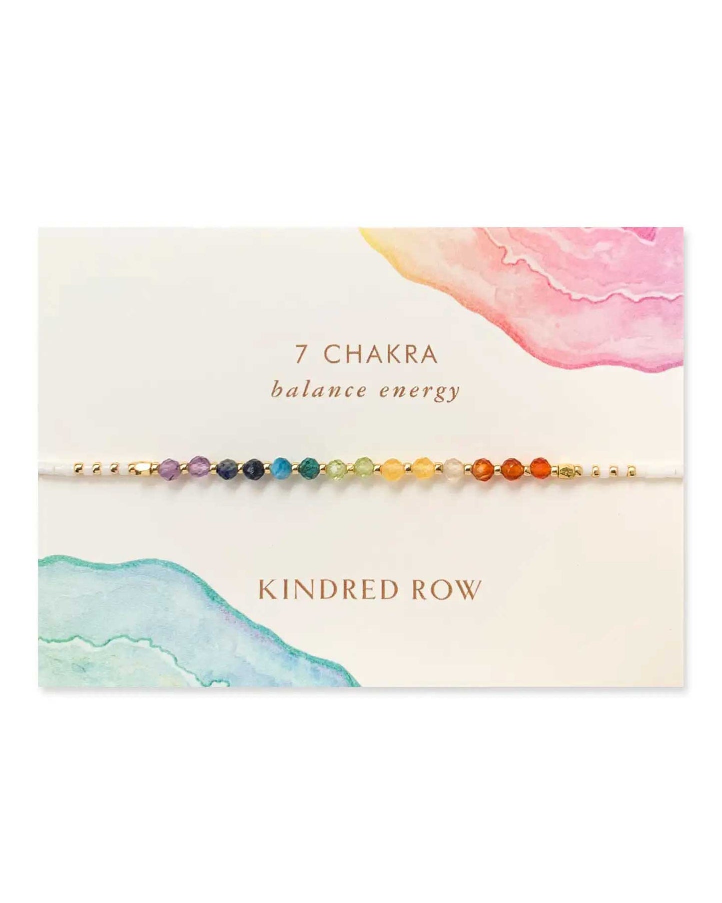 Chakra Rainbow Gemstone Bracelet
