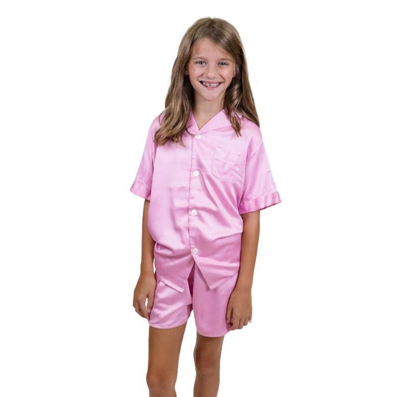 Satin Pajama Short Set