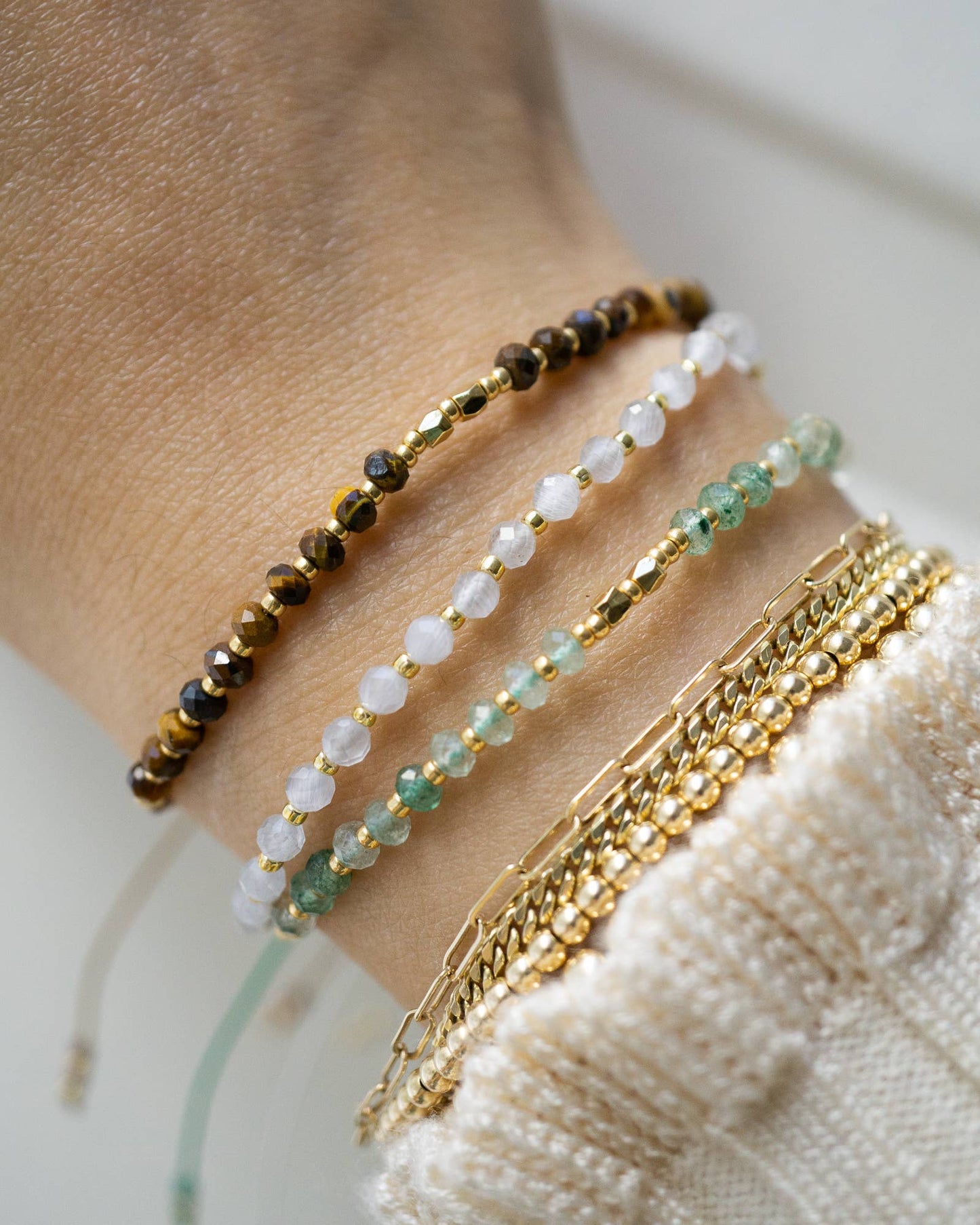 Green Aventurine Abundance Natural Gemstone Bracelet
