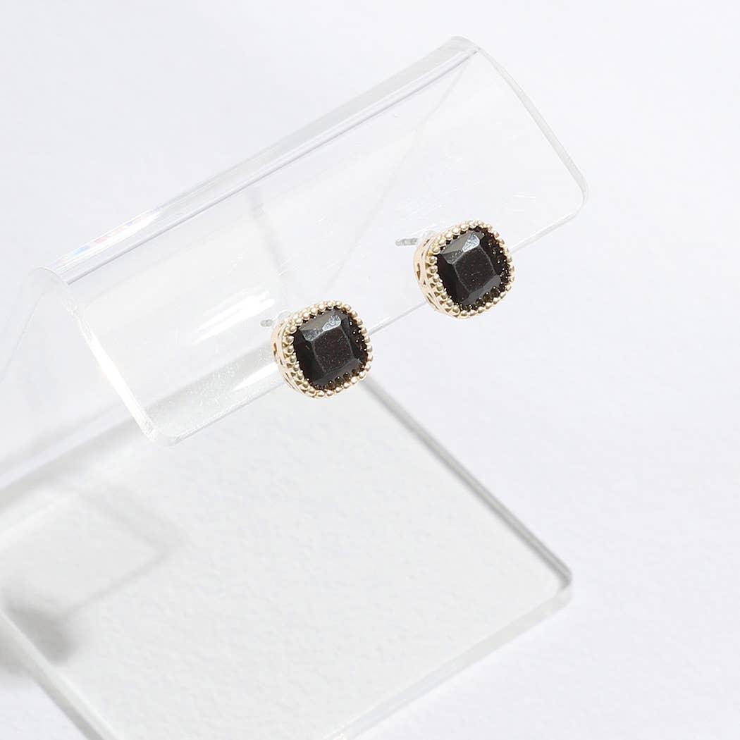 Rhinestone Post Earrings