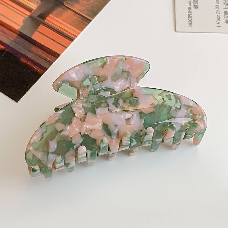 Tortoiseshell & Marbled Acetate Hair Claw Clip