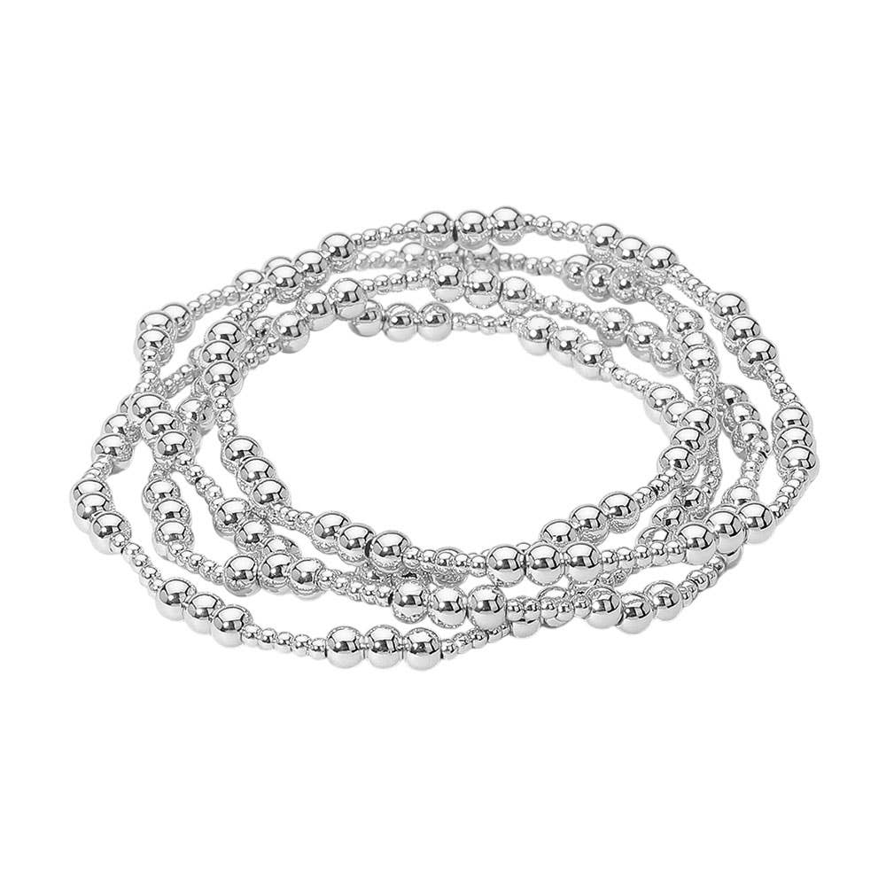 Beaded Stretch Layered Bracelets