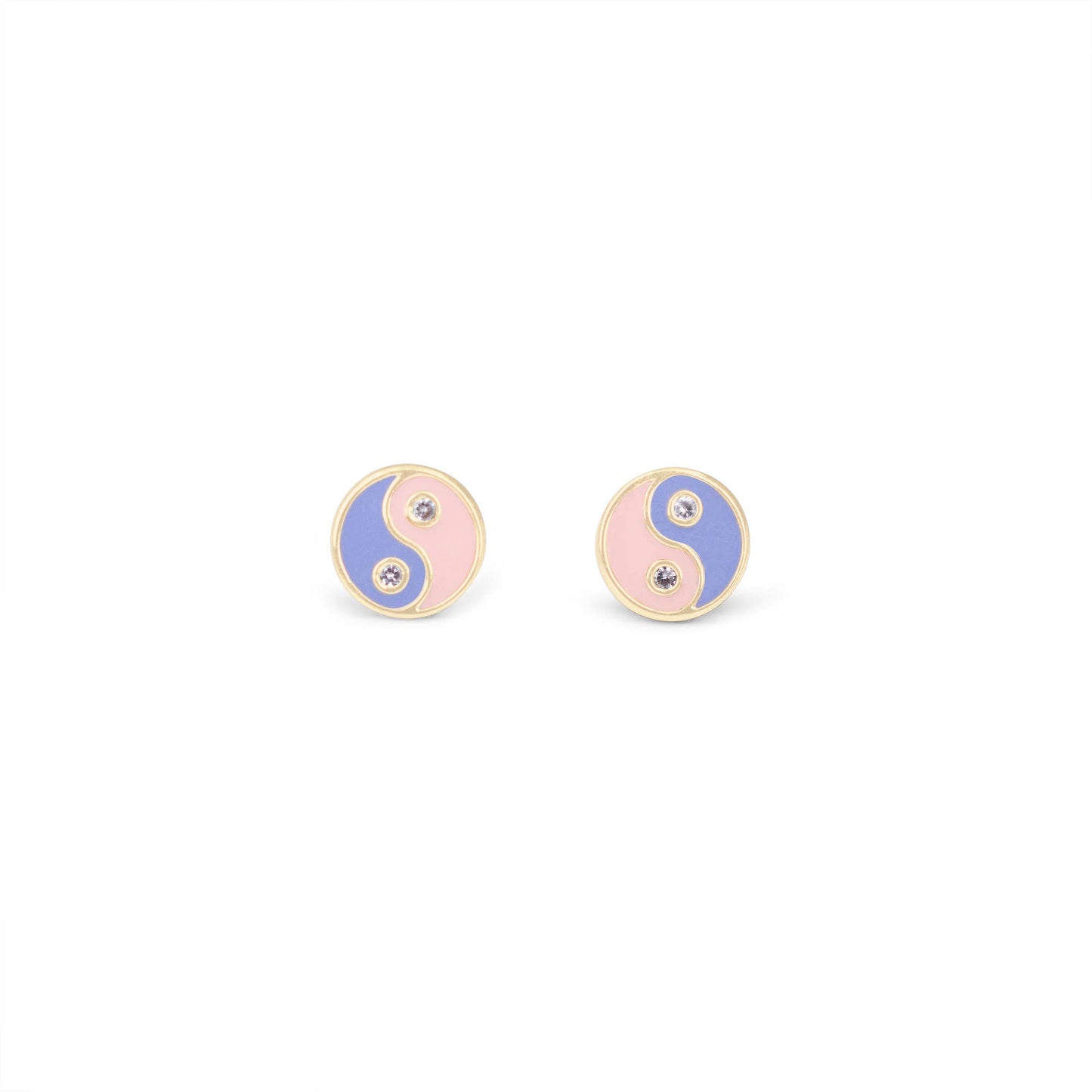 Yin Yang Stud Earrings