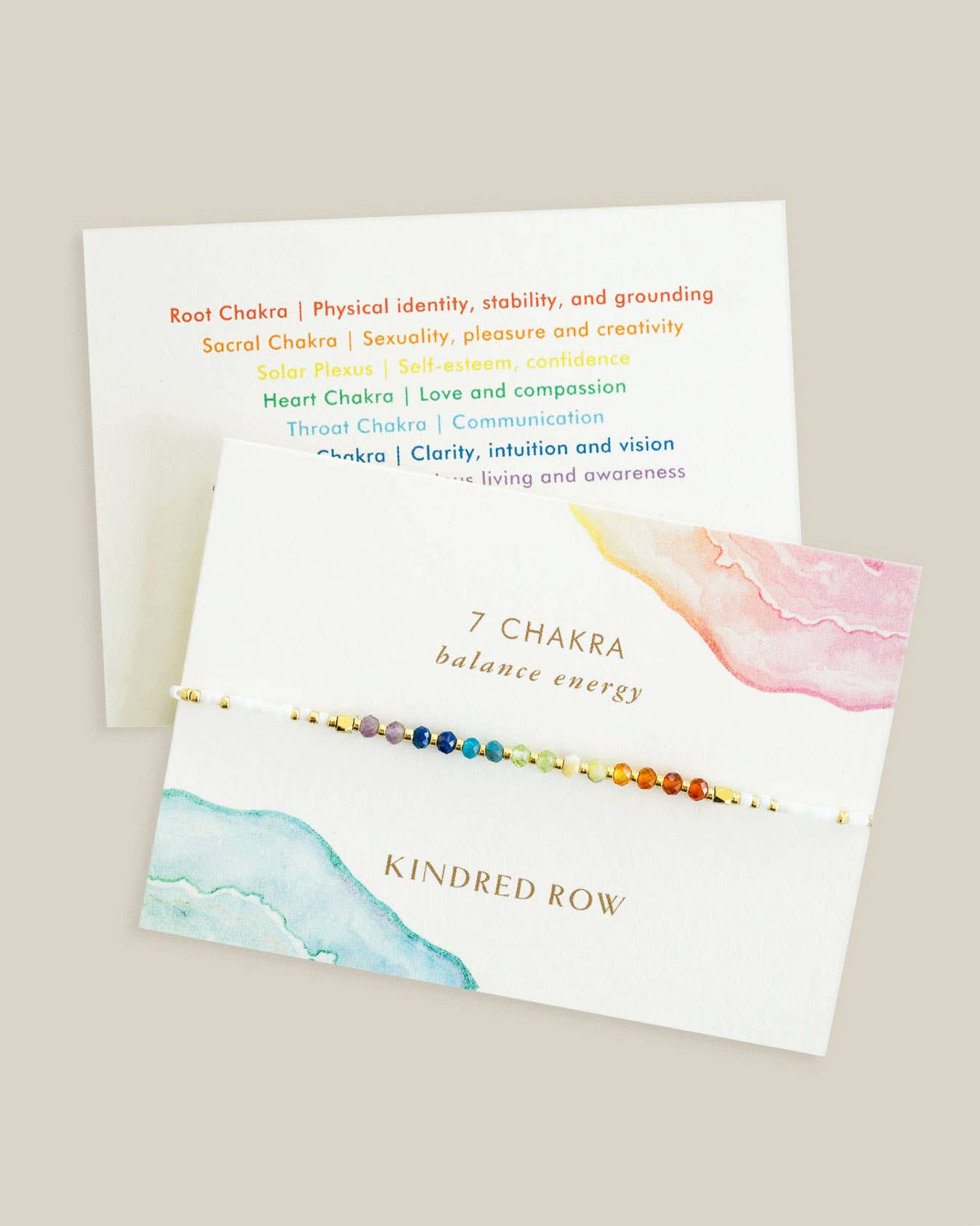 Chakra Rainbow Gemstone Bracelet
