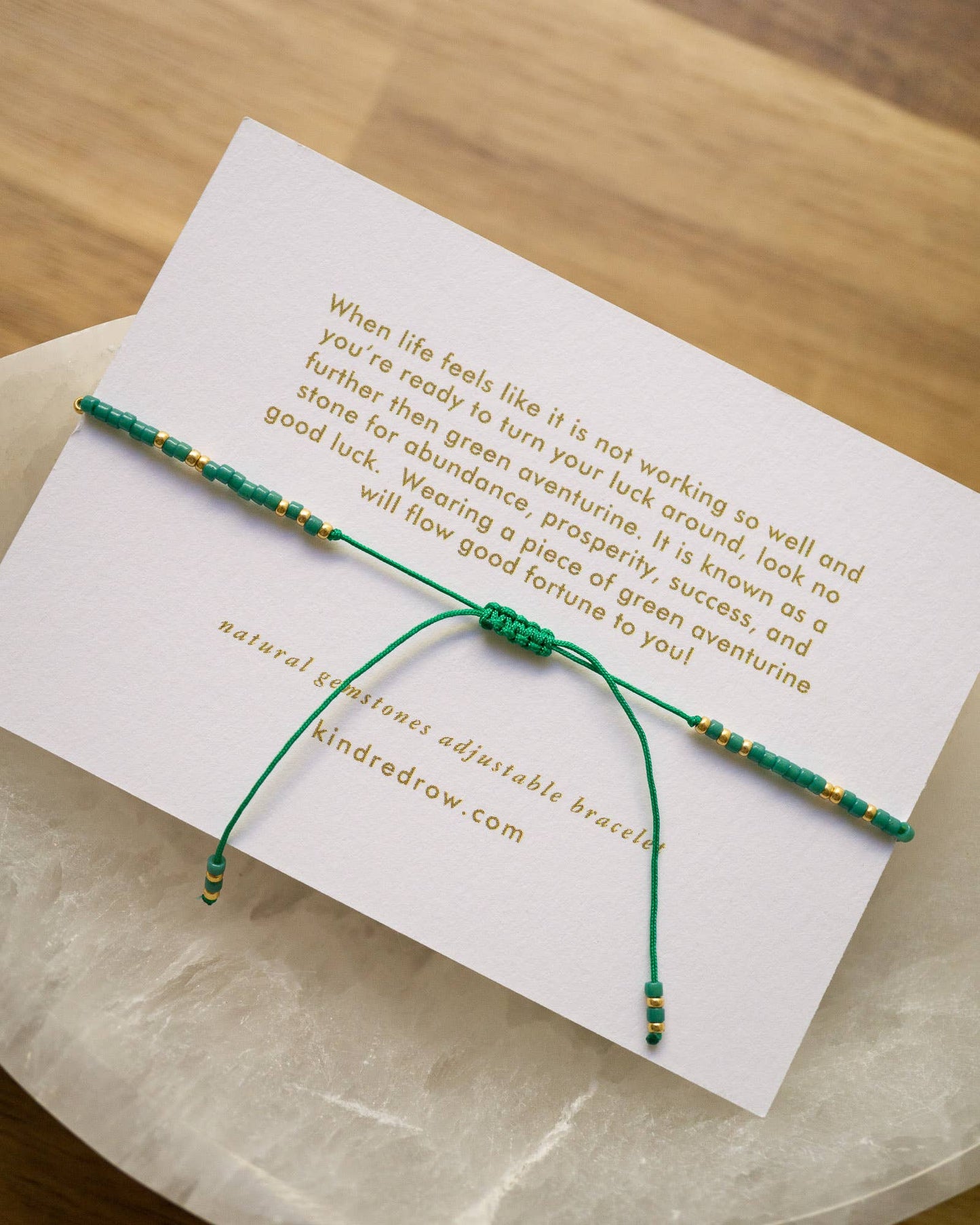 Green Aventurine Abundance Natural Gemstone Bracelet