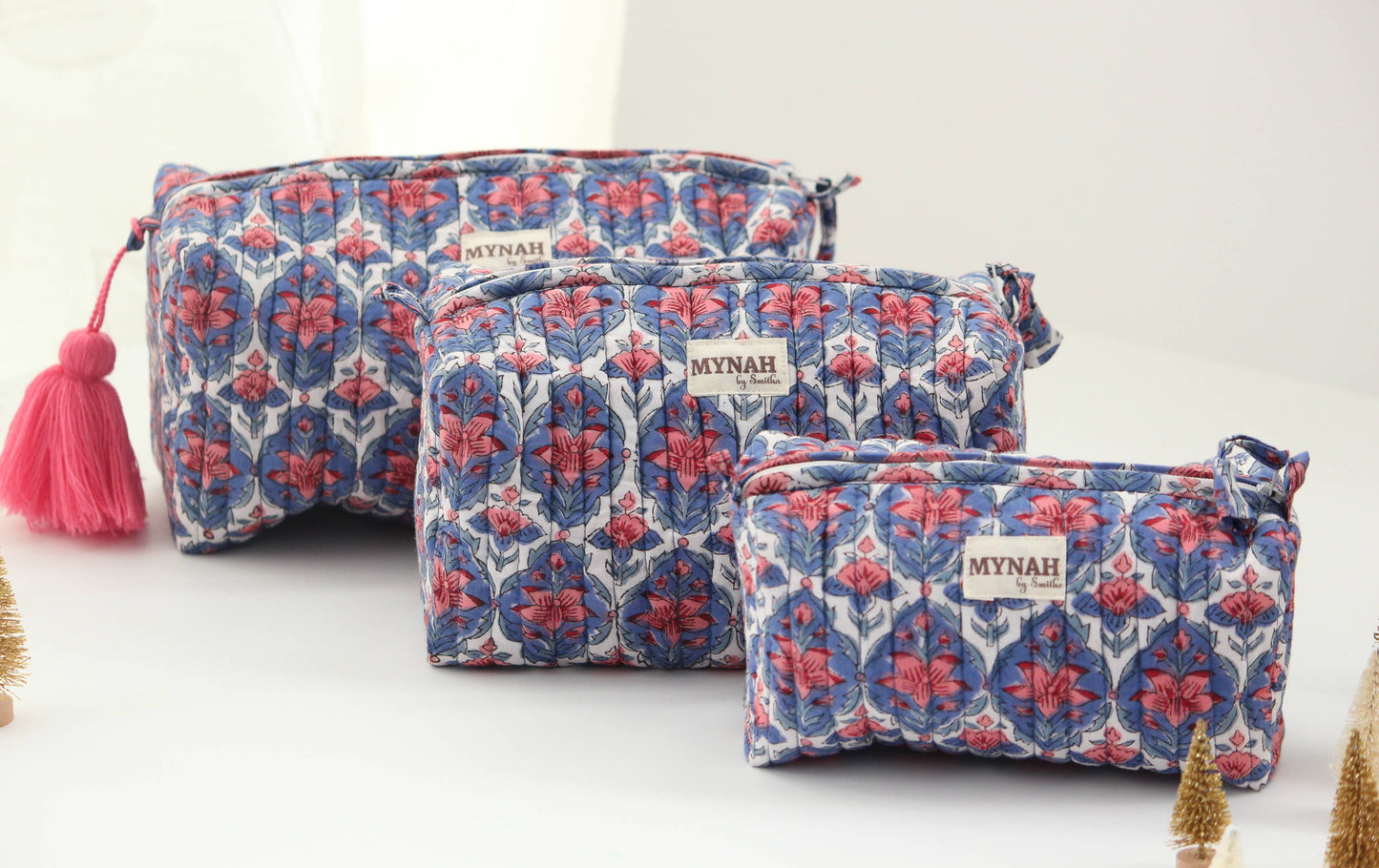 Nantucket Quilted Travel Pouch