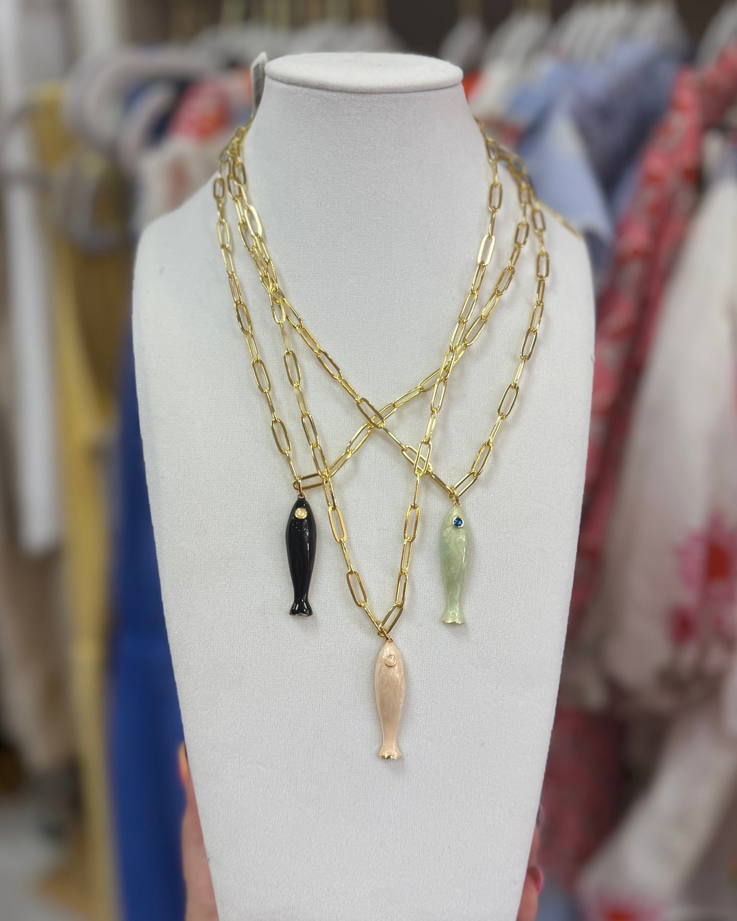 Fish Charm Necklace