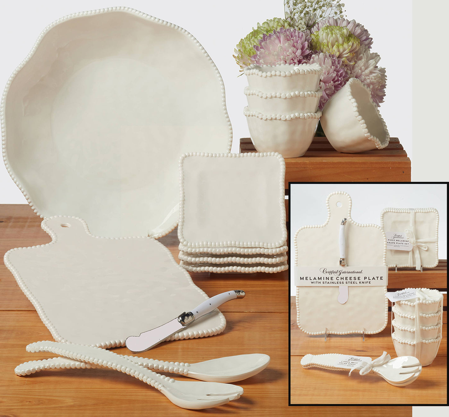 Perlette Cream Melamine