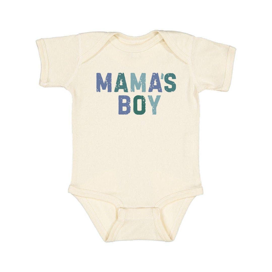 Mama's Boy Short Sleeve Onsie