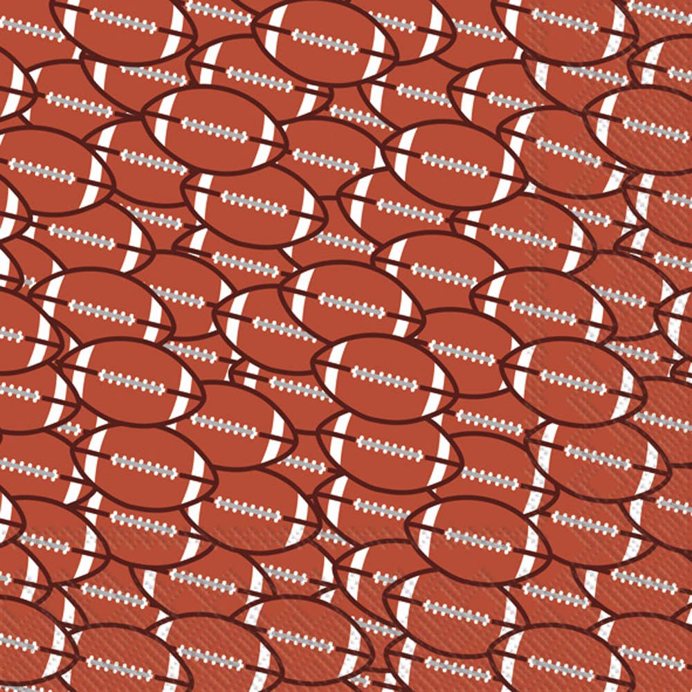 Football Paper Cocktail Napkin