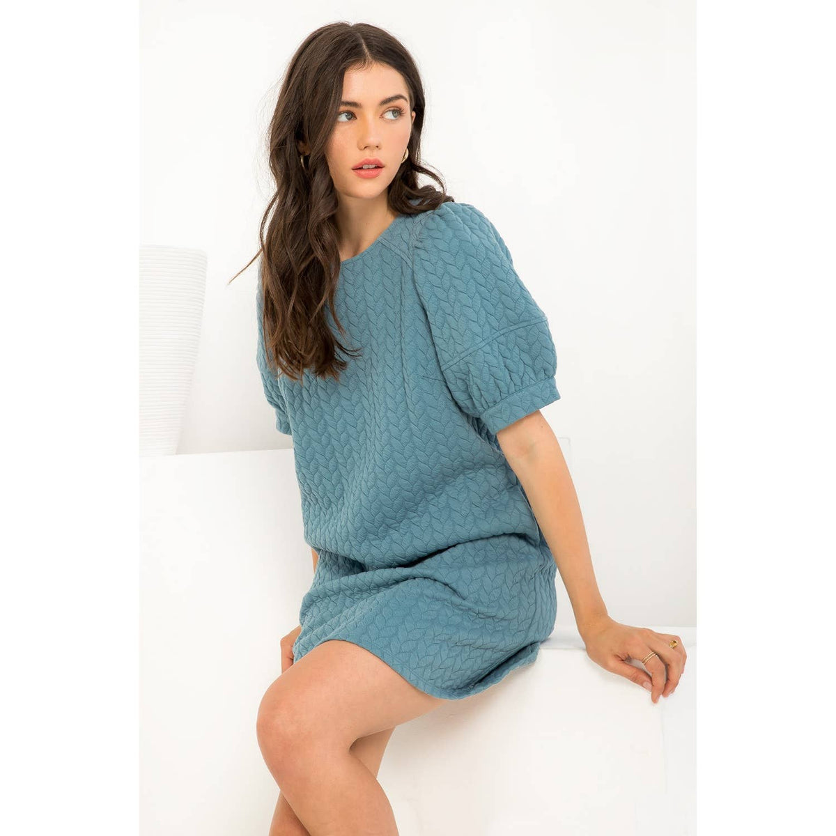 THML Short Sleeve Knit Dress