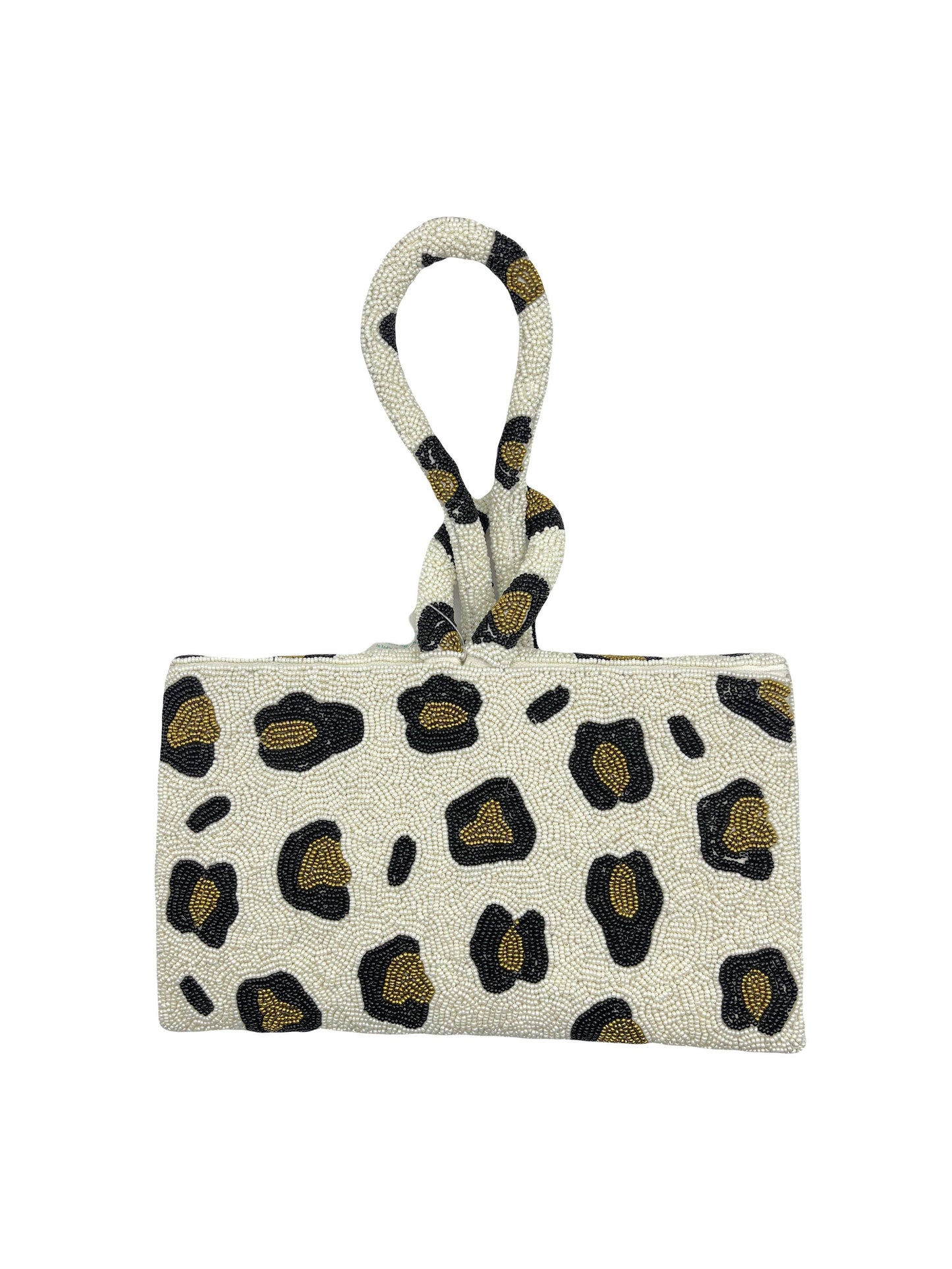 Leopard Print Double Sided Clutch