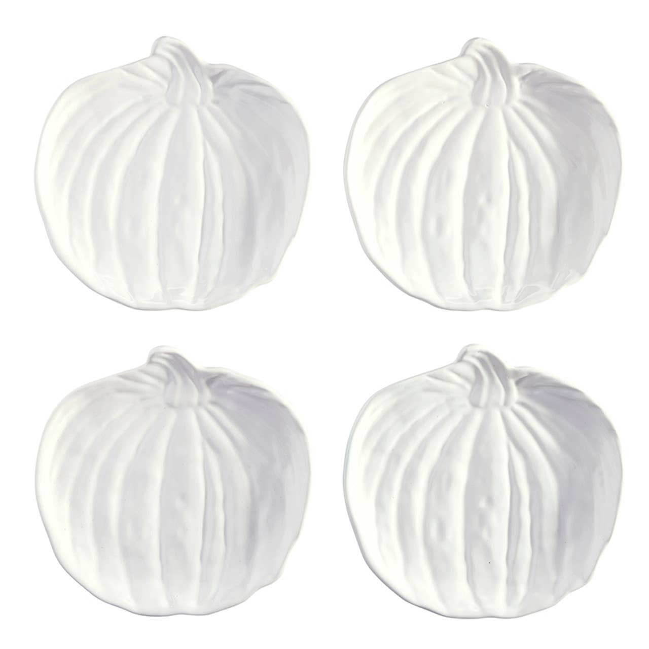 Ceramic Pumpkin Appetizer Plates