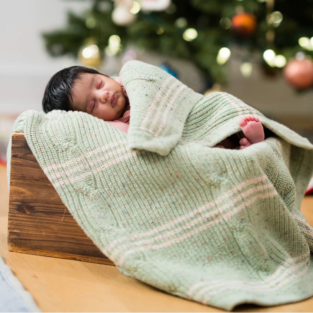 Jhula Shaker Knit Baby Blanket
