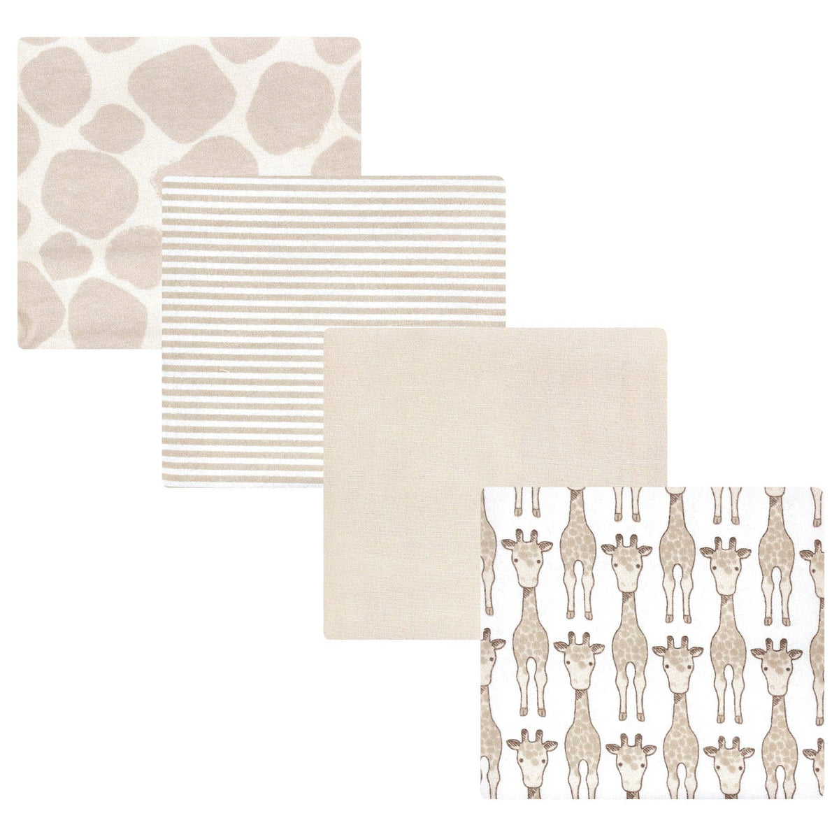 Baby Giraffe Cotton Receiving Blanket Sets