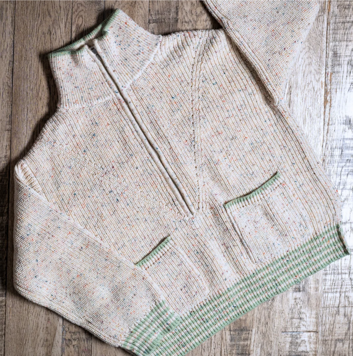 Jhula Women's Half Zip Sweater