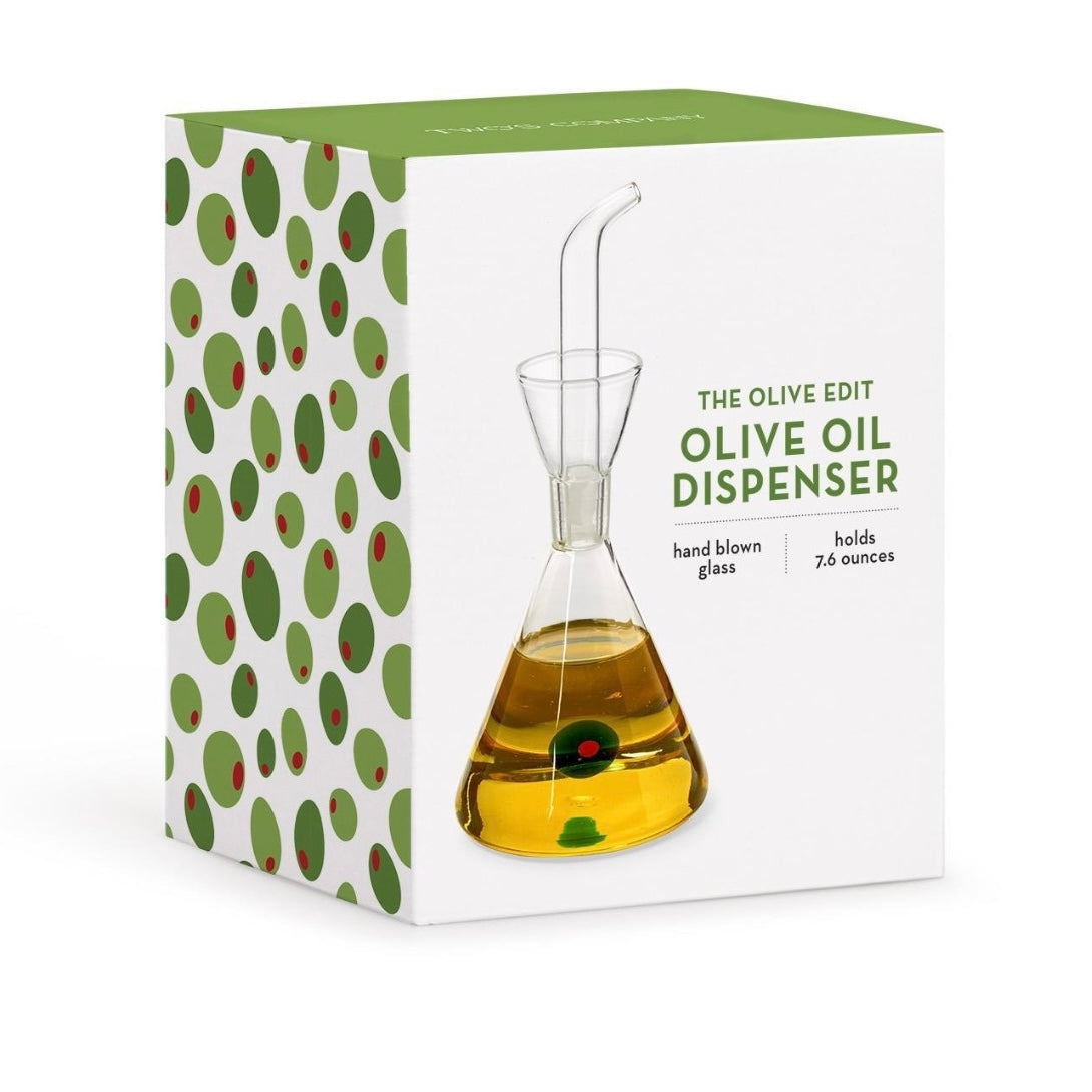 Olive Oil Dispenser with Olive Icon