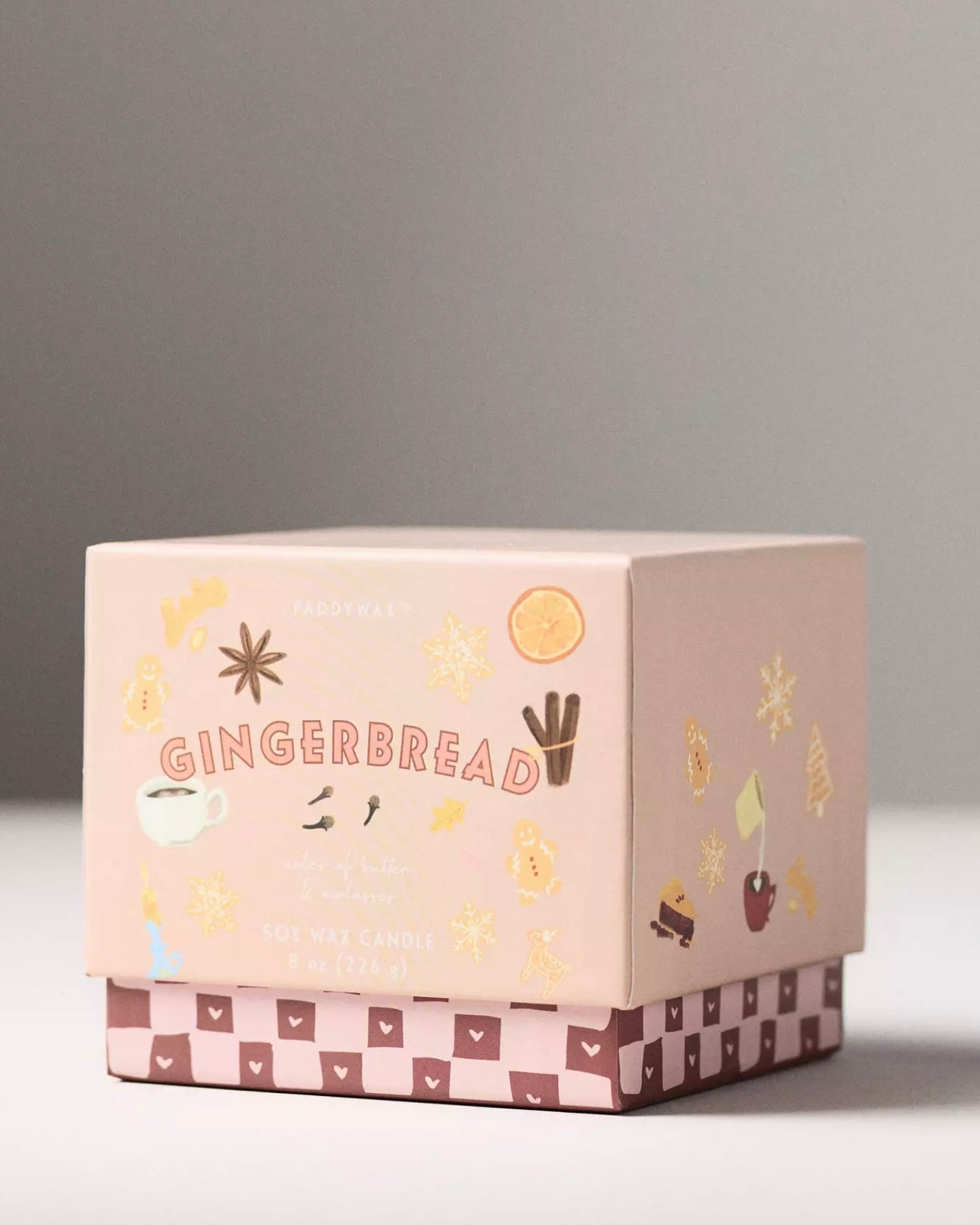 Holiday Bistro Ceramic Embossed Candle