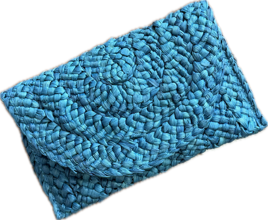 Woven Straw Handbag Clutch