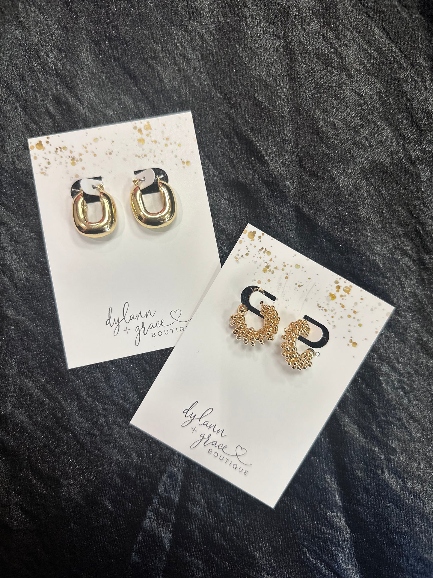 D+G Small Hoops & Huggies
