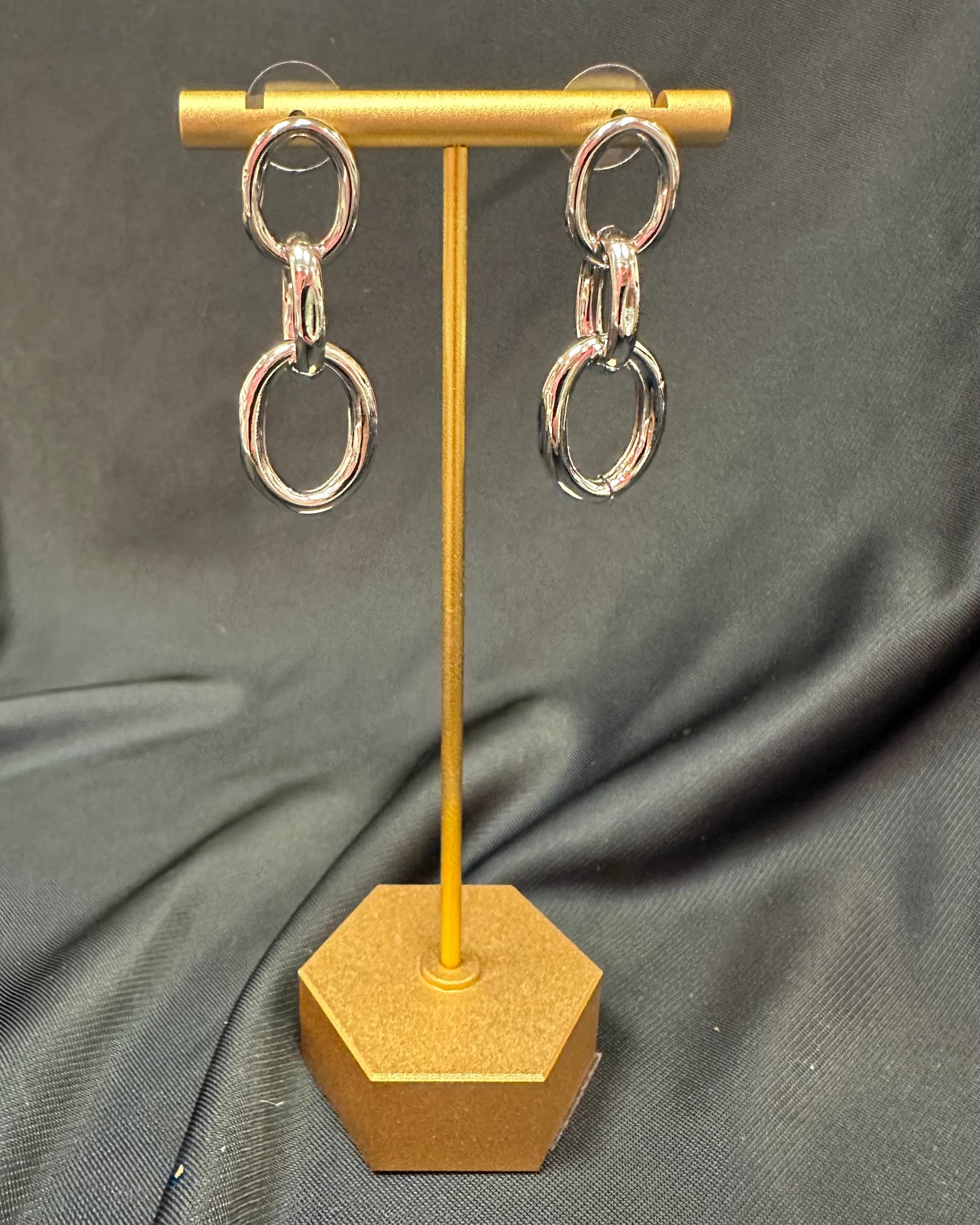 D+G Triple Link Earrings