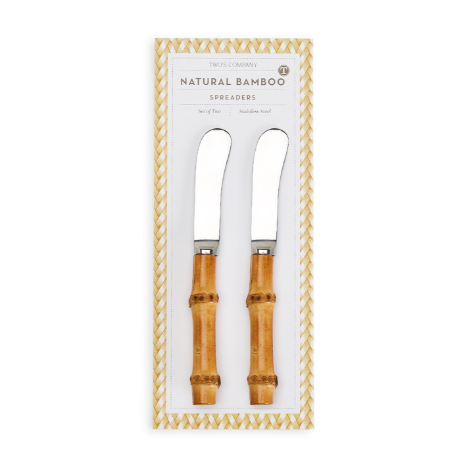 Two's Company Bamboo Handle Spreaders