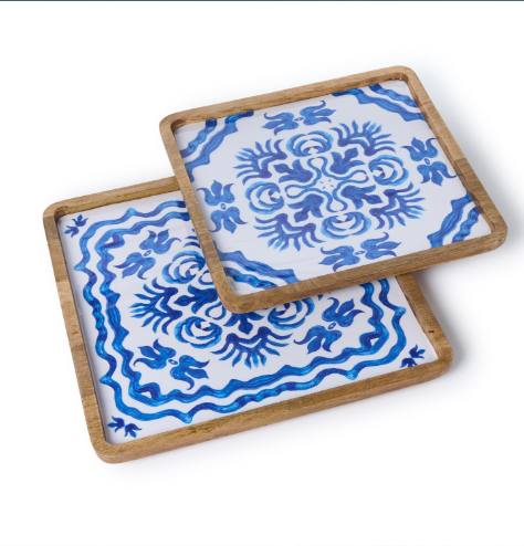 Block Print Tray