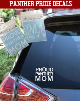 Proud Panther Mom Decal
