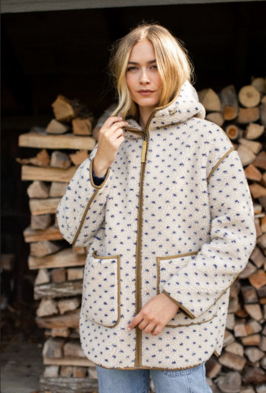 Marea Hooded Sherpa Jacket