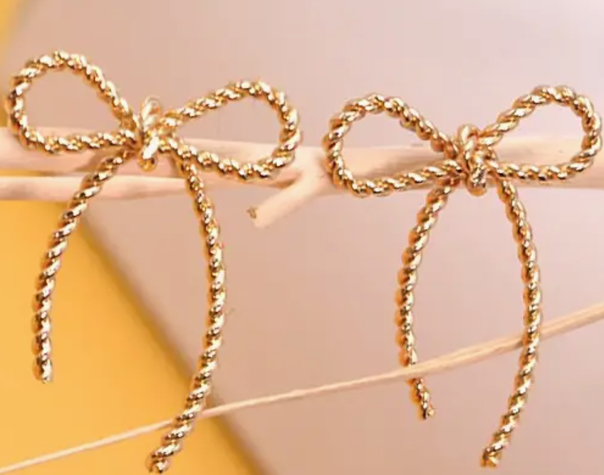 Rope Bow Earrings
