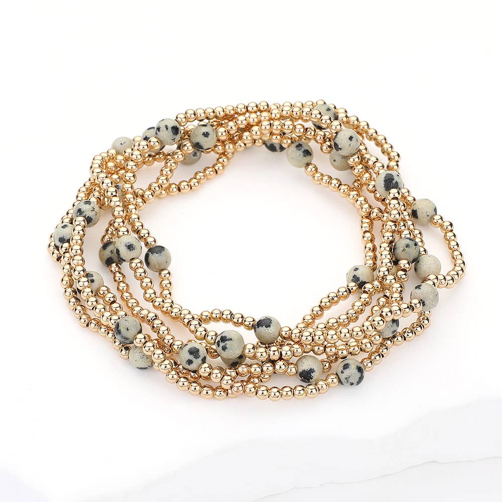 Natural Stone Multi Layered Bracelets