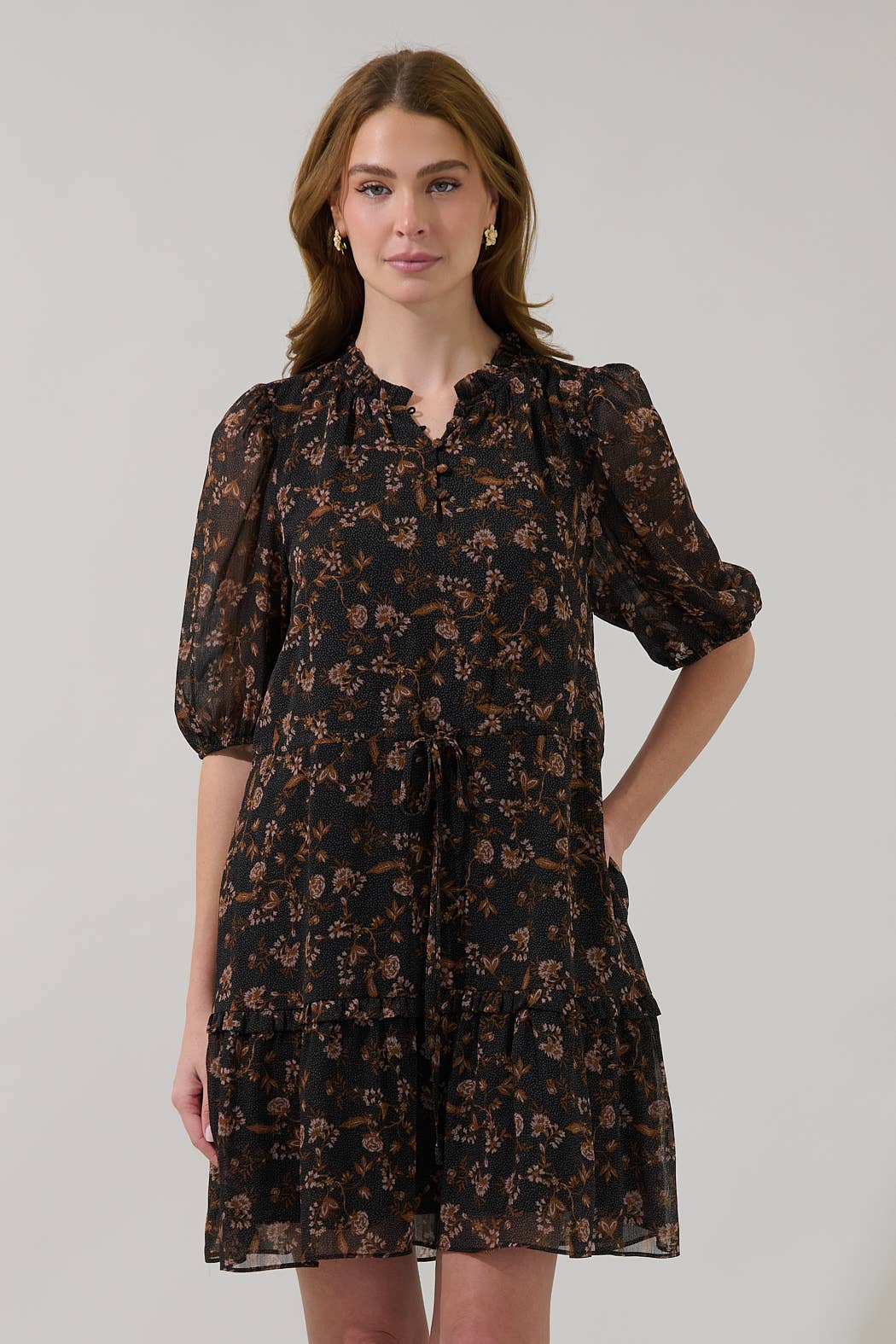 Sugarlips Tiered Mini Dress