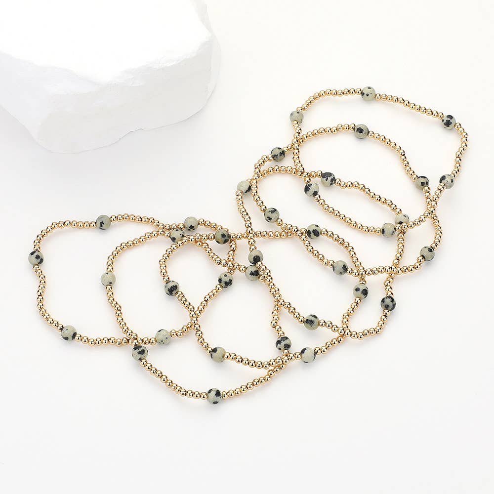 Natural Stone Multi Layered Bracelets