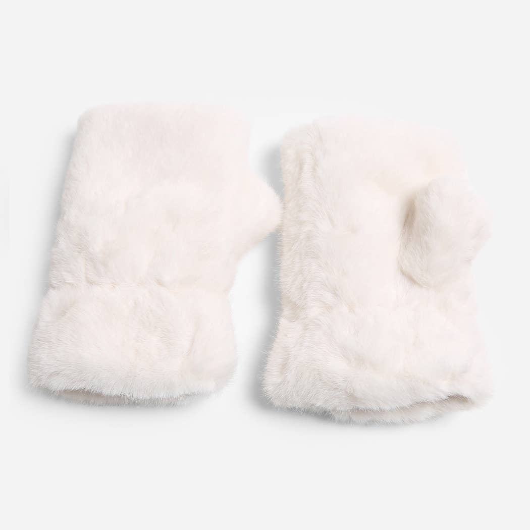 Solid Color Plain Fingerless Glove