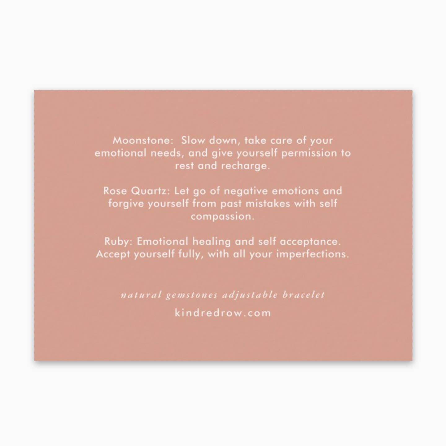 Self Love Journey Natural Gemstone Bracelet