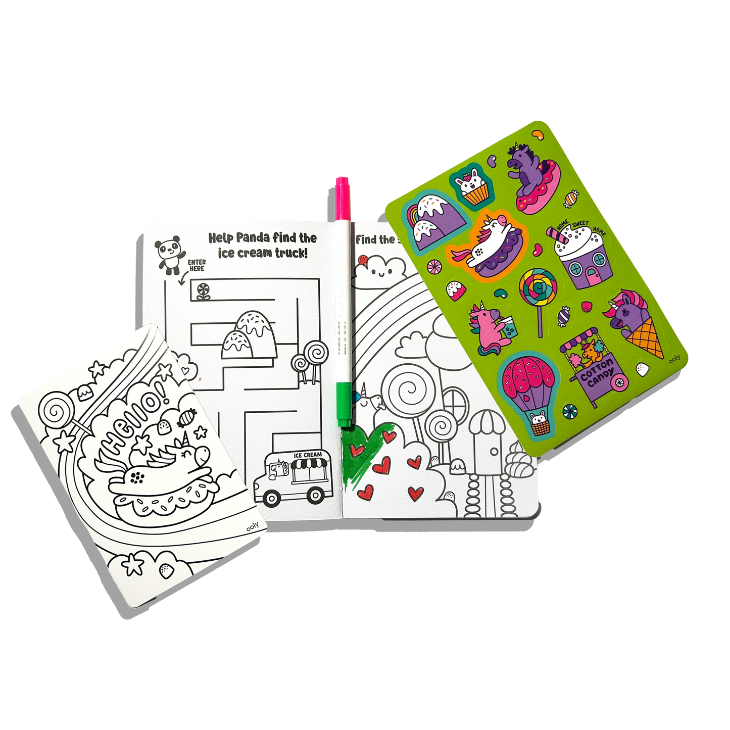 Ooly Activity & Coloring Kit