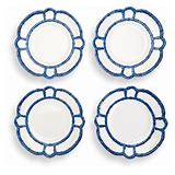 Blue Bamboo Melamine Touch Dessert Plate