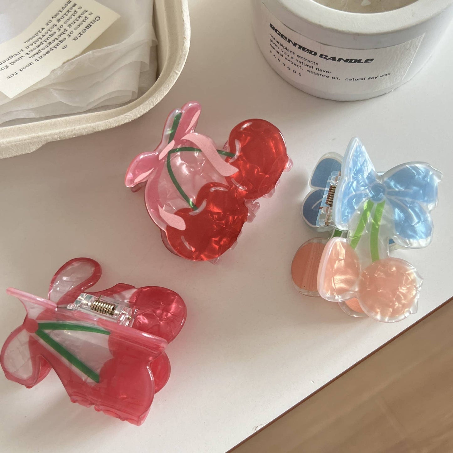 Cherry Hair Claw Clip