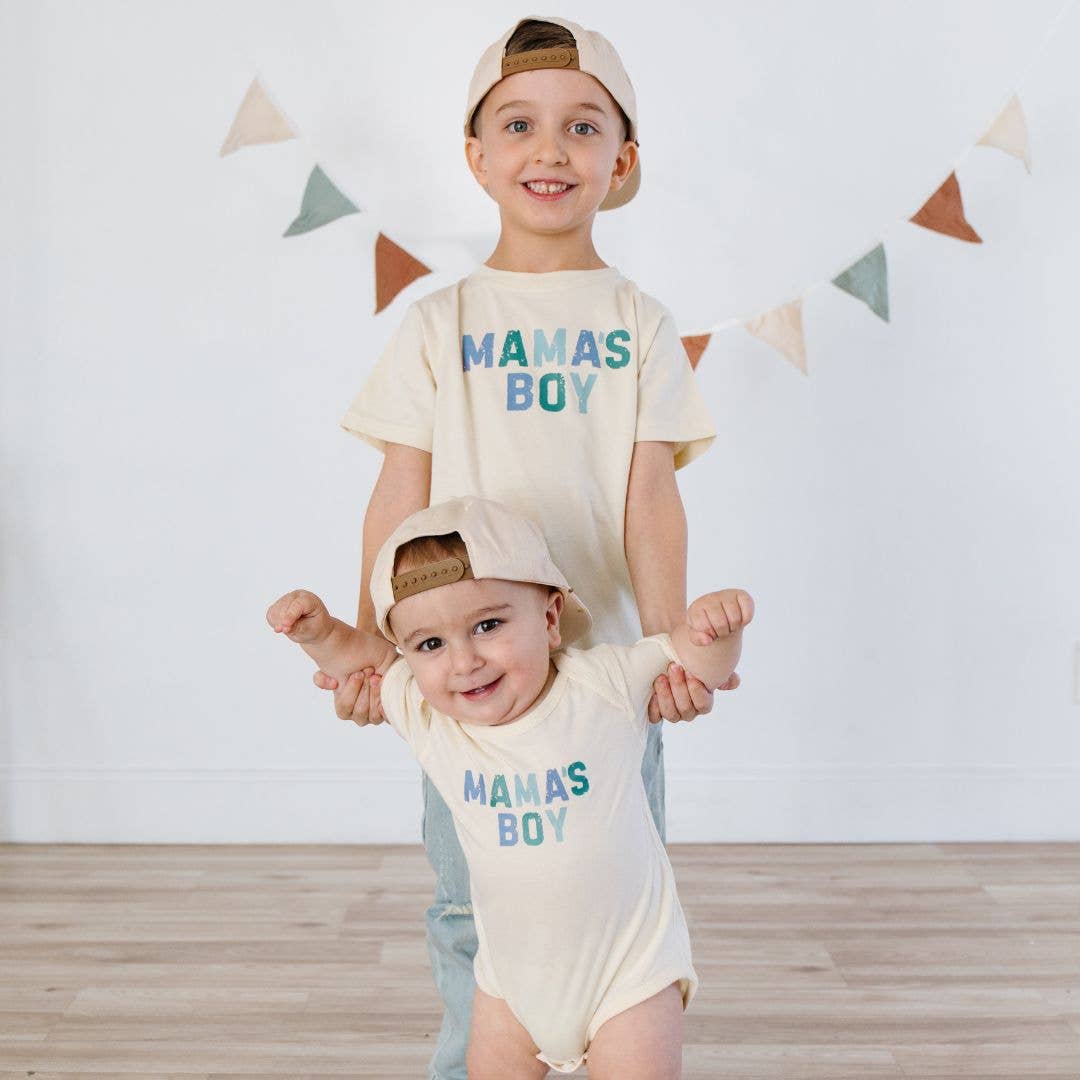 Mama's Boy Short Sleeve Onsie