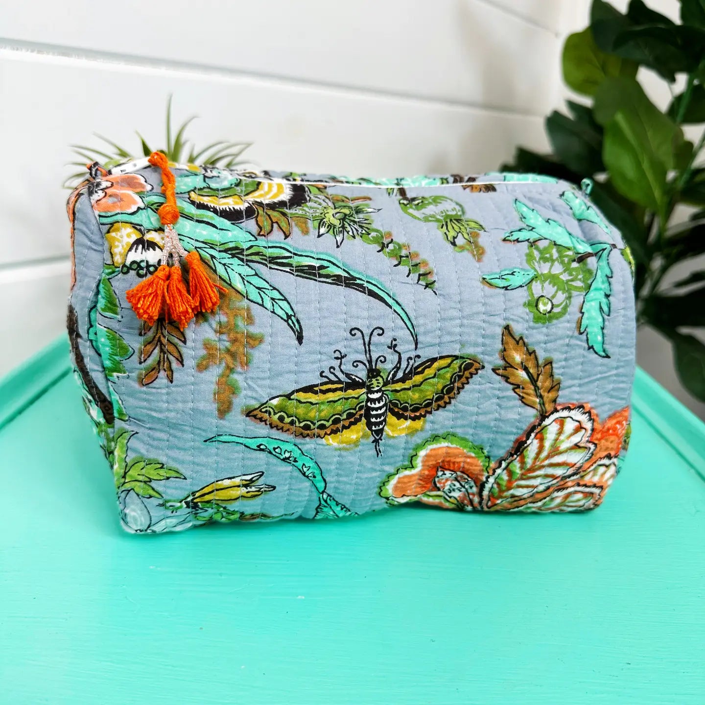 Quilted Make-Up Bag