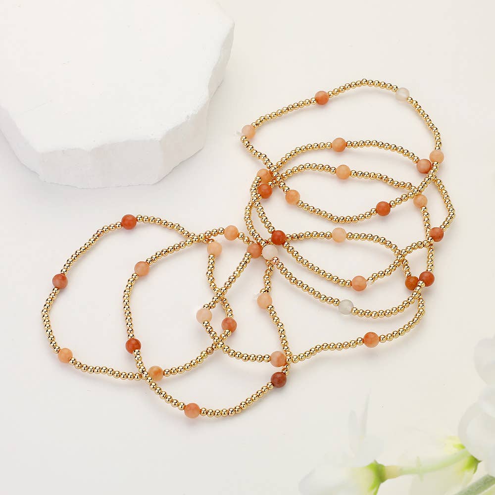Natural Stone Multi Layered Bracelets