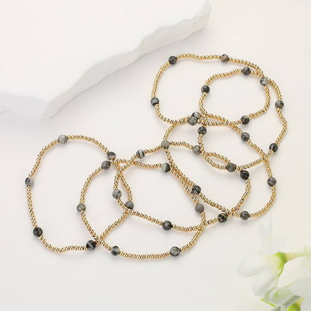 Natural Stone Multi Layered Bracelets