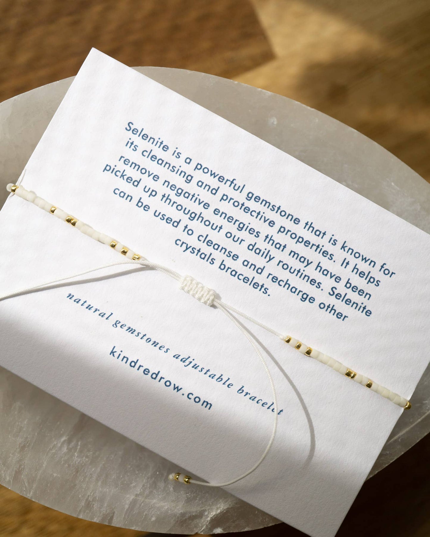 Selenite Natural Gemstone Bracelet