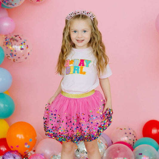 Raspberry Confetti Tutu - Dress Up Skirt - Kids Tutu
