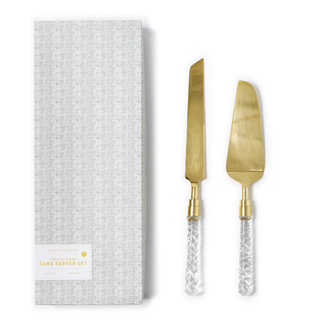 Two's Company 2pc Cake Server Set