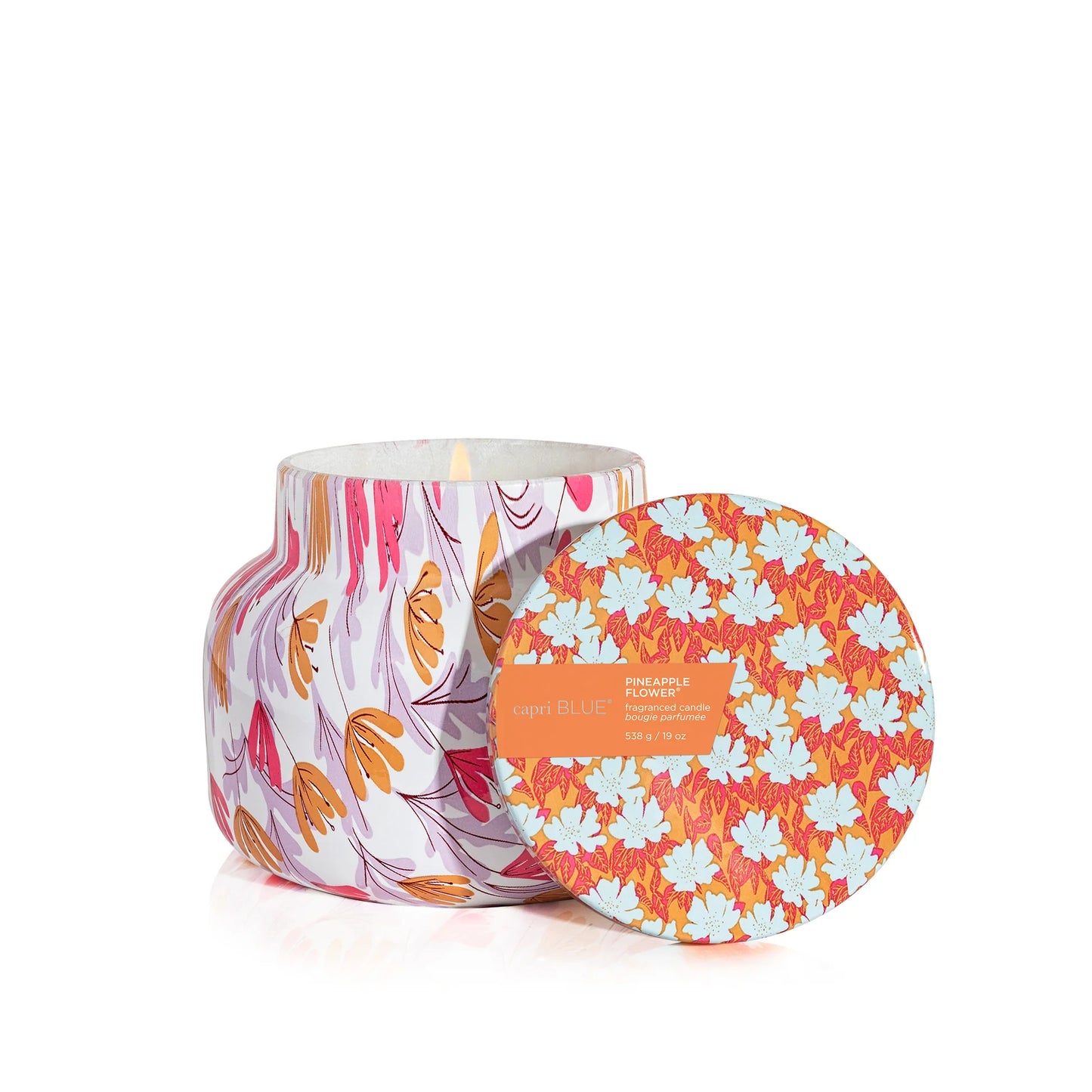 capriBLUE Flower Pattern Play Candles