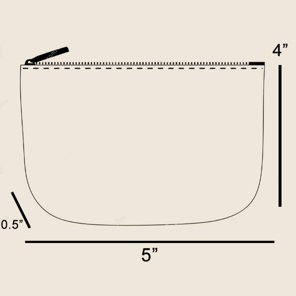 Spritz Please Stripped Seed Beaded Coin Purse