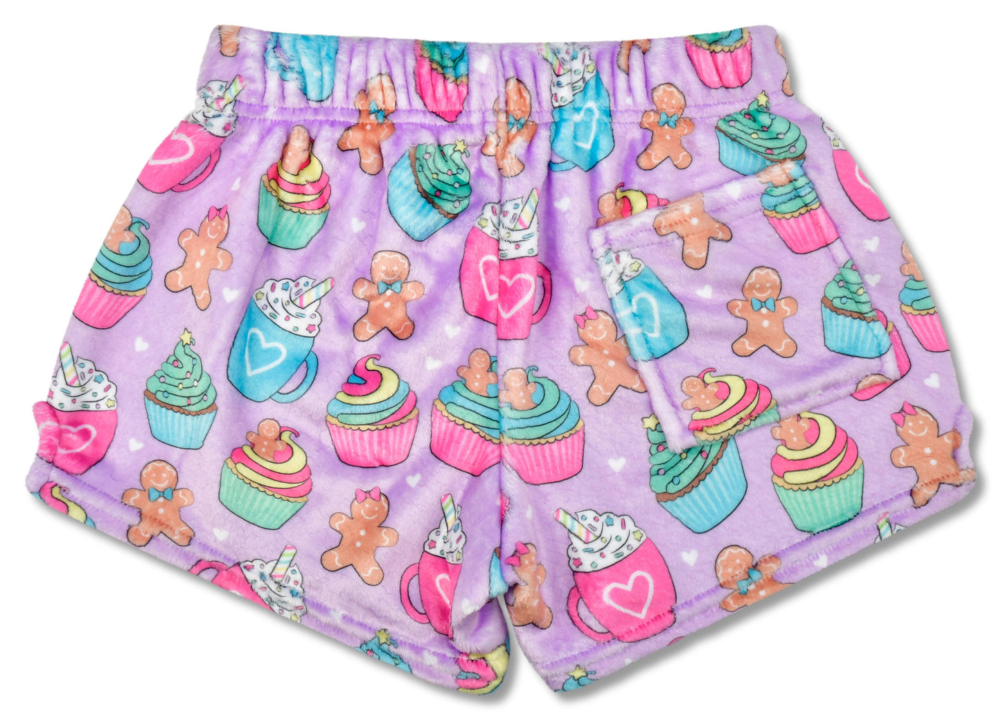Gingerbread Cafe Plush Shorts