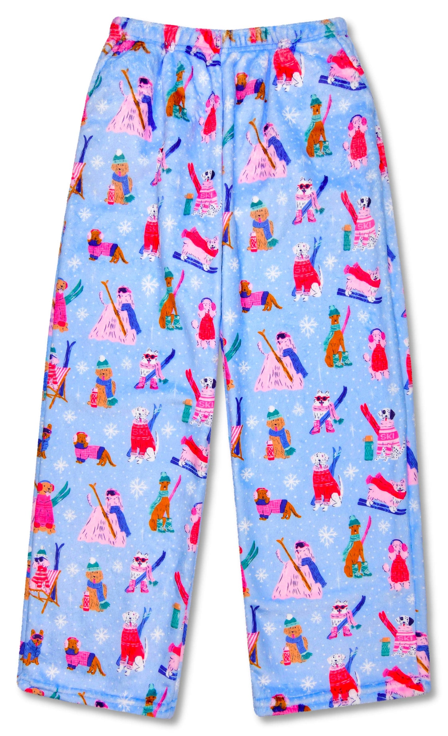 Ski Dogs Plush Pants