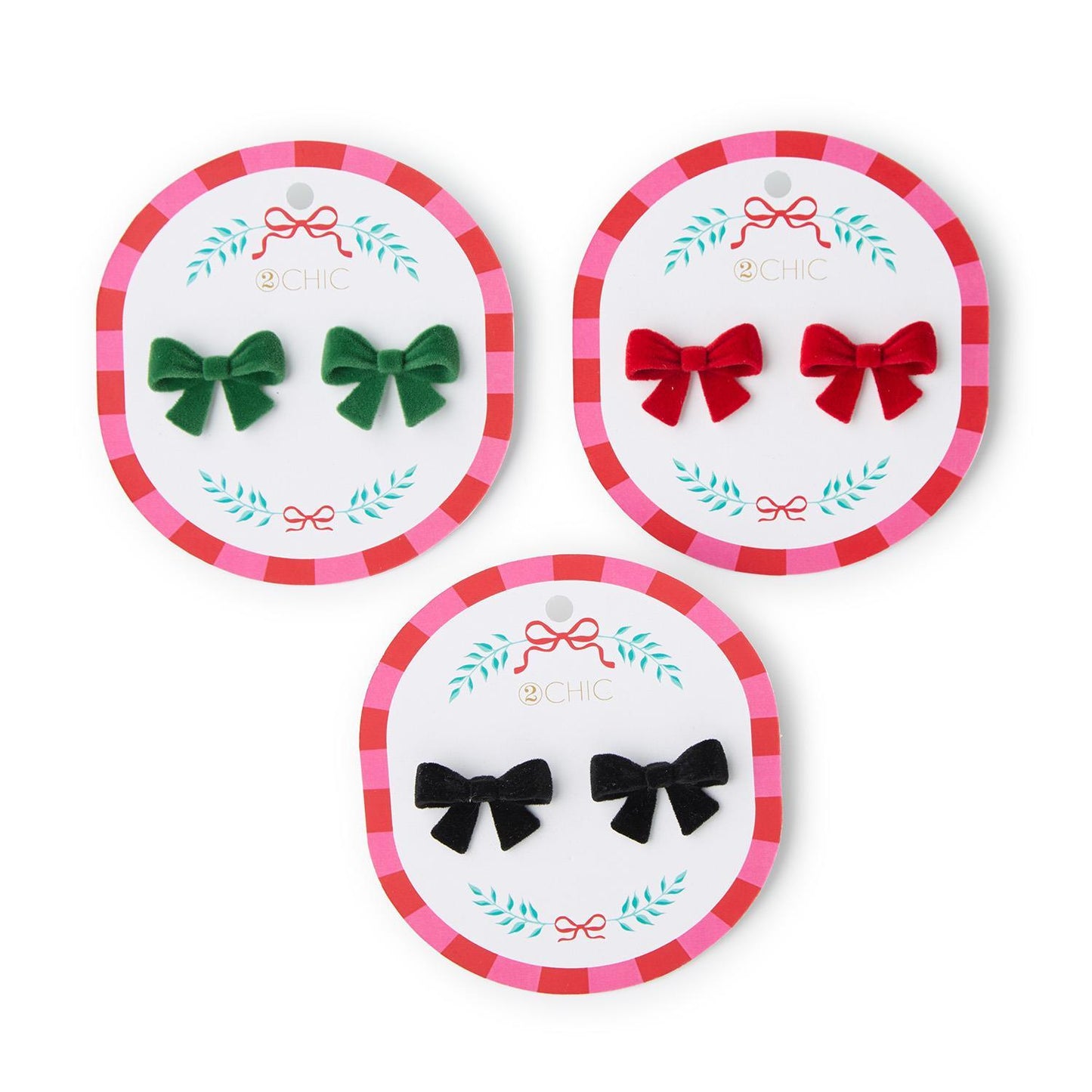 Two's Company Velvet Bow Earrings